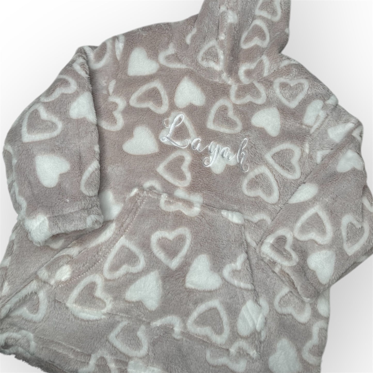 Snuggle Blush Beige Personalised Hoodie