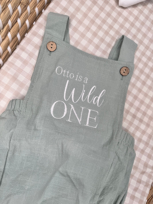 Wild One Personalised Romper