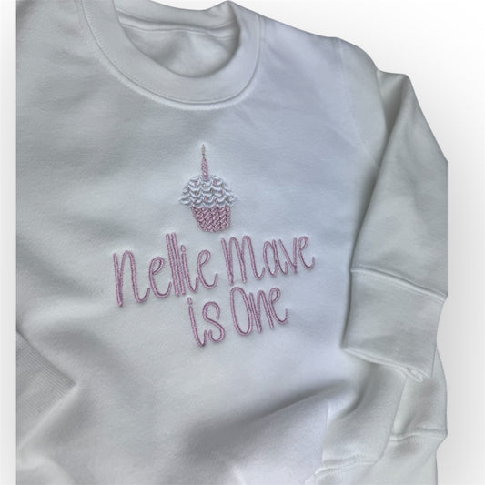 Cupcake birthday jumper