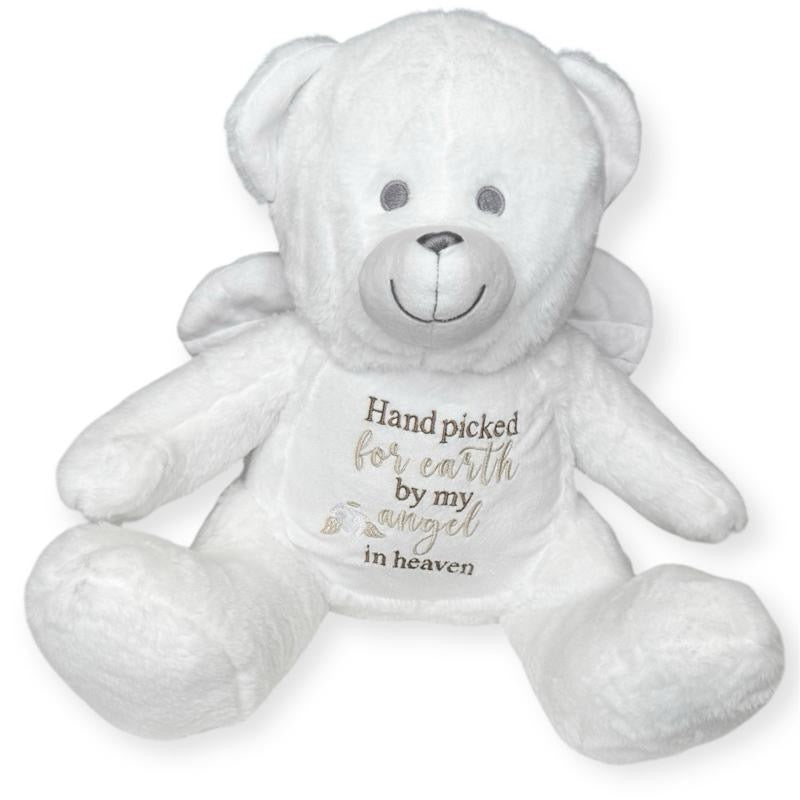 Hand Picked From Heaven Personalised Angel Wings Teddy