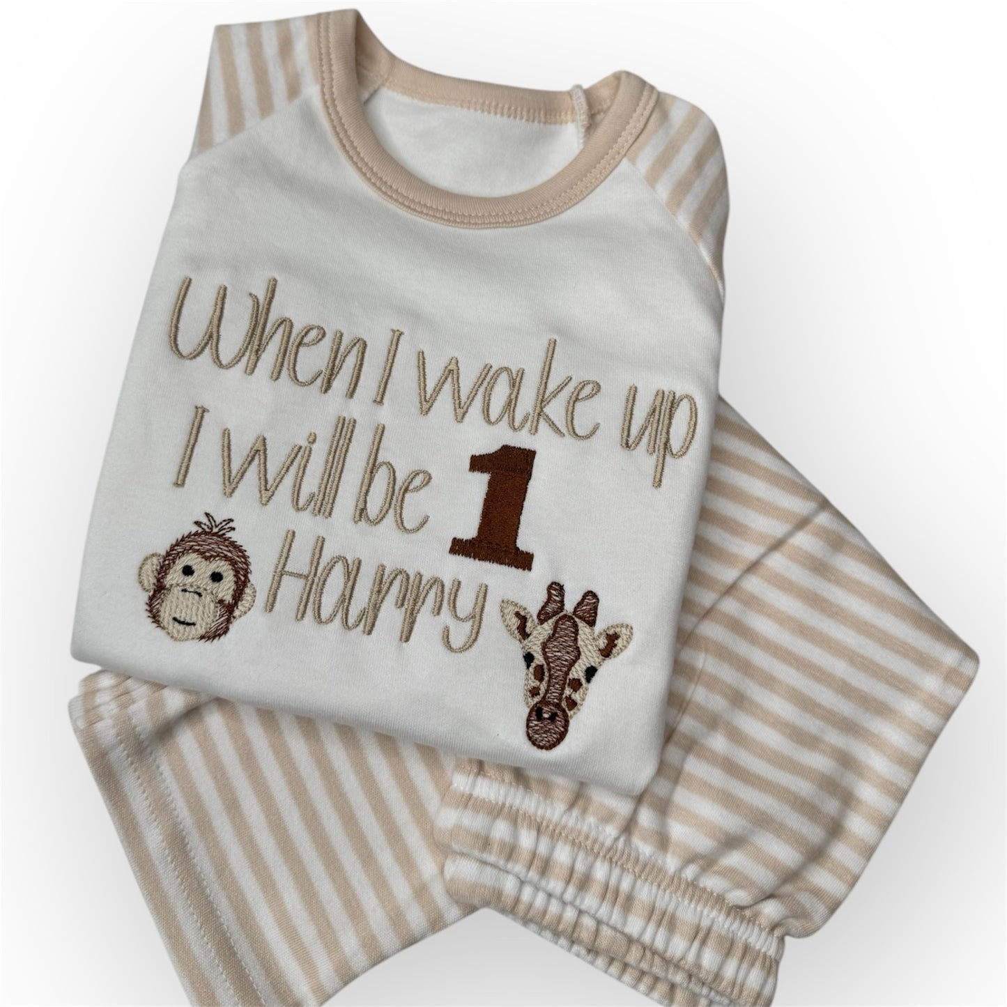 Zoo Theme Stripe Nightwear