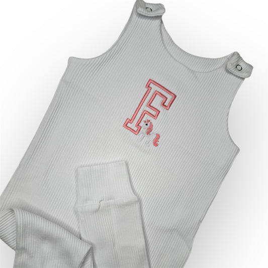 Initial Personalised Unicorn Romper