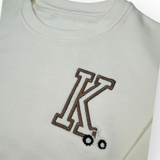 Oversized Initial Digger Sweatshirt and Shorts