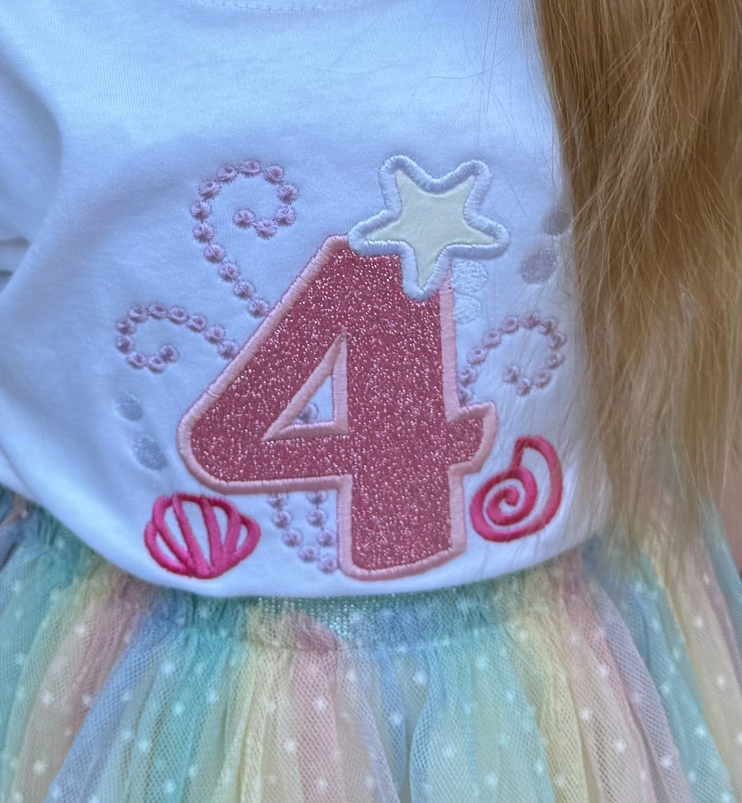 Birthday Number Top Under The Sea Theme 1-10 Years
