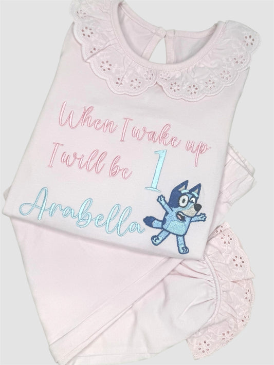 Bluey Birthday Embroidered Nightwear