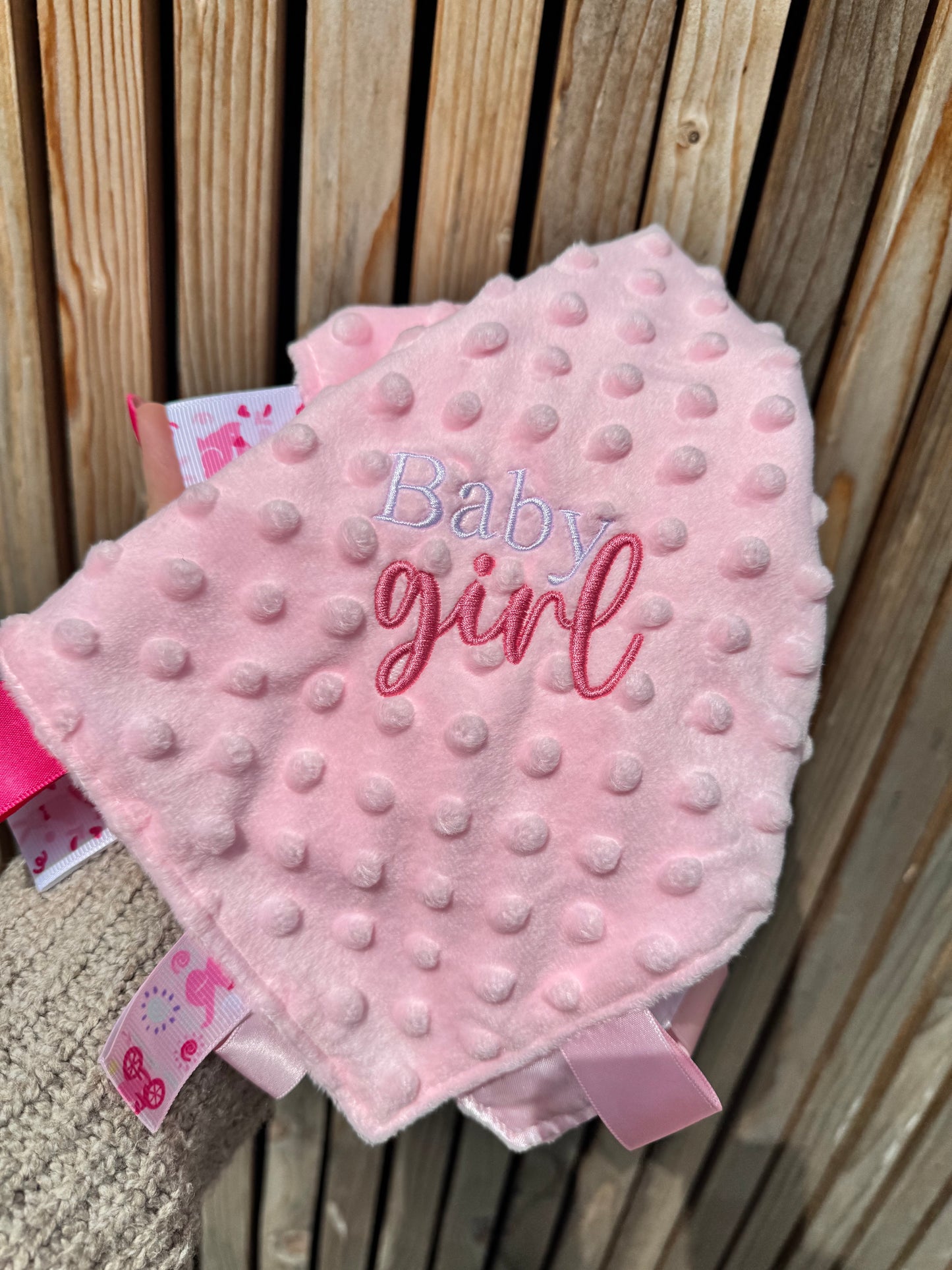 Personalised Baby Comforter Taggiez