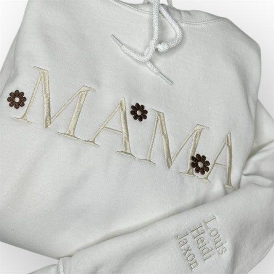 MAMA Personalised Embroidered Hoodie