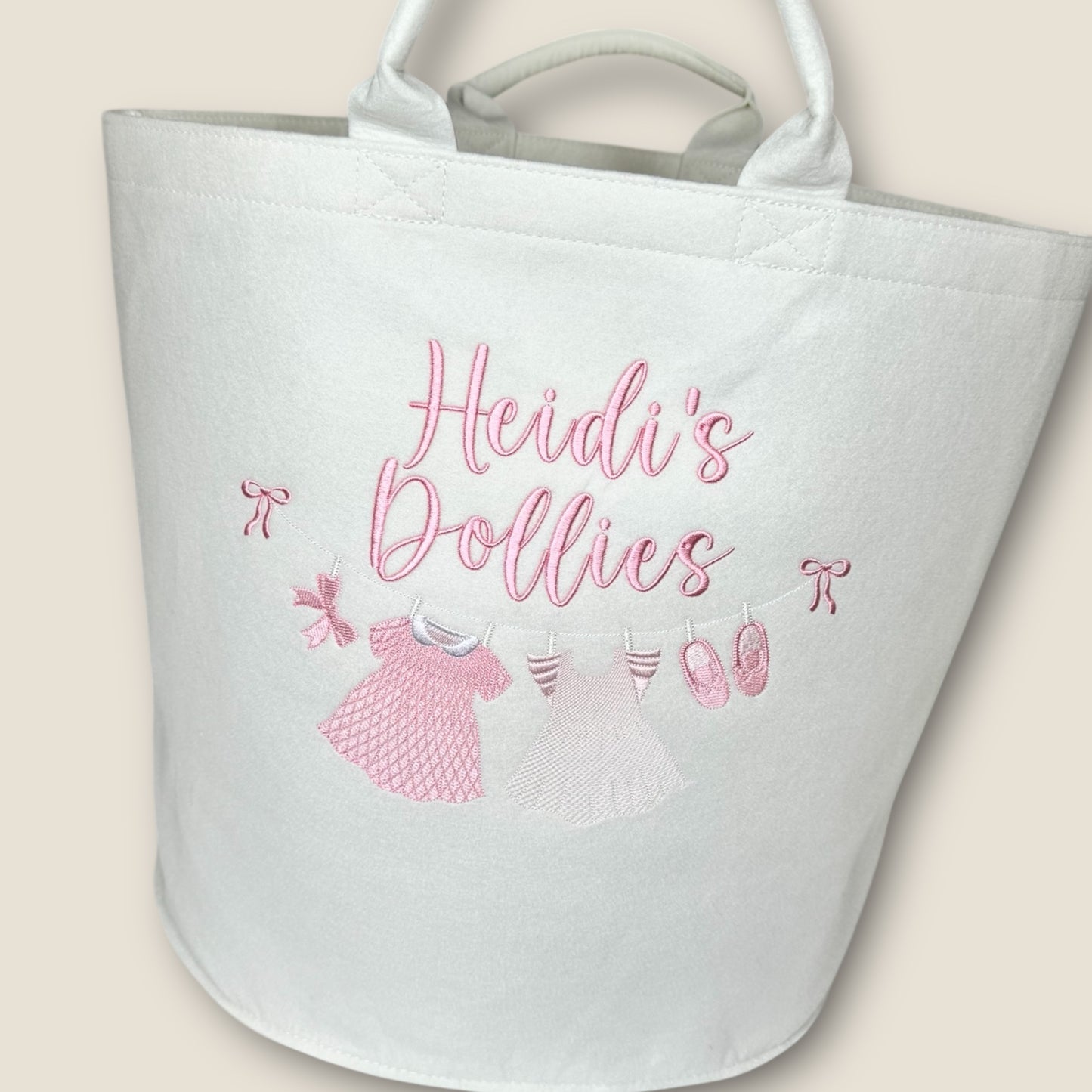 Personalised Felt Trug Medium 50L