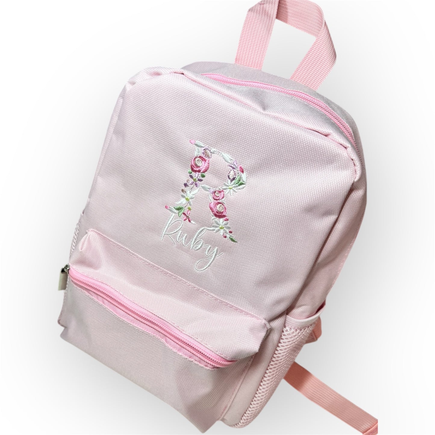 Initial Flower Backpack