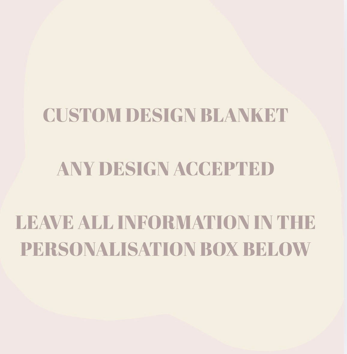 Custom Design Baby Blanket