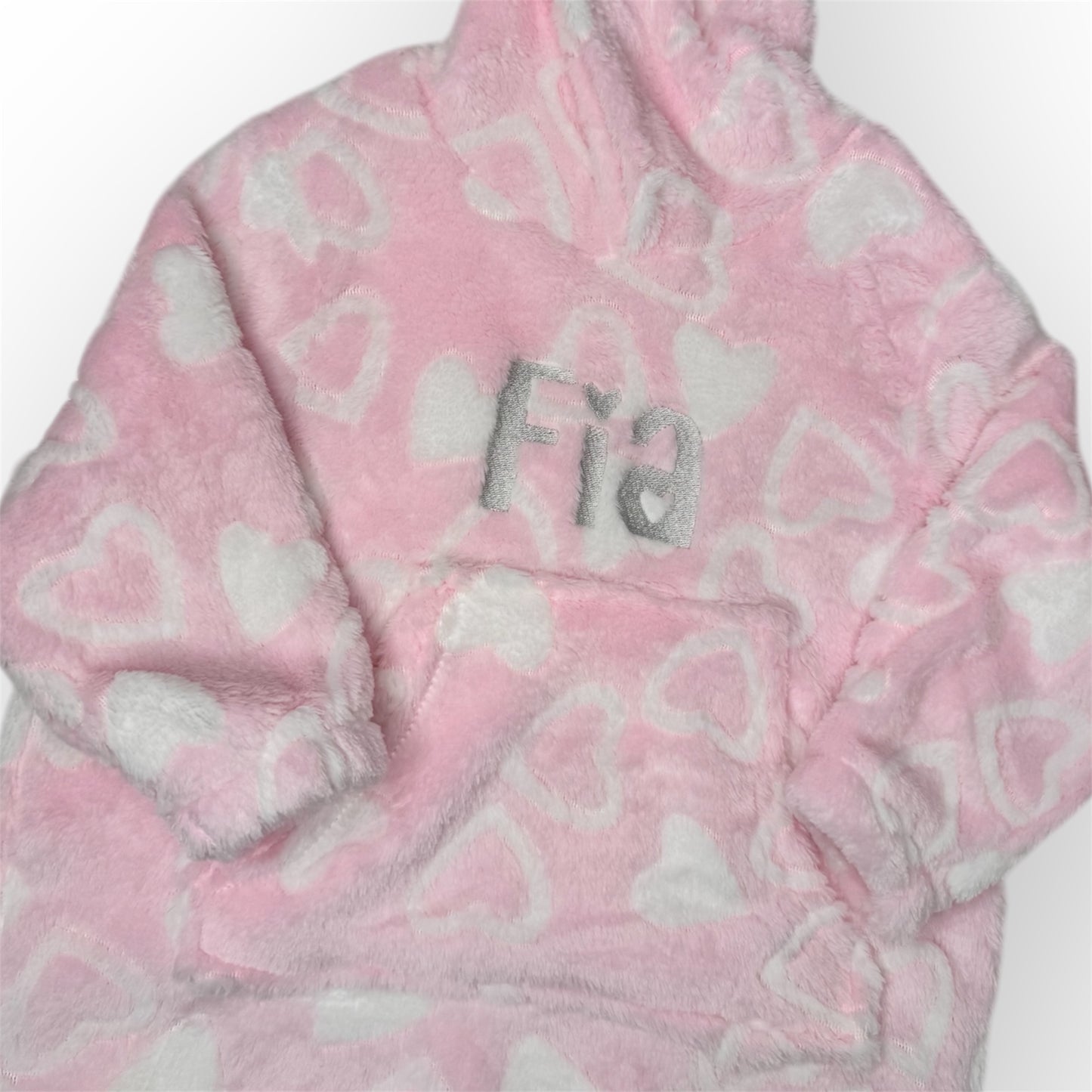 Snuggle Pink Personalised Hoodie