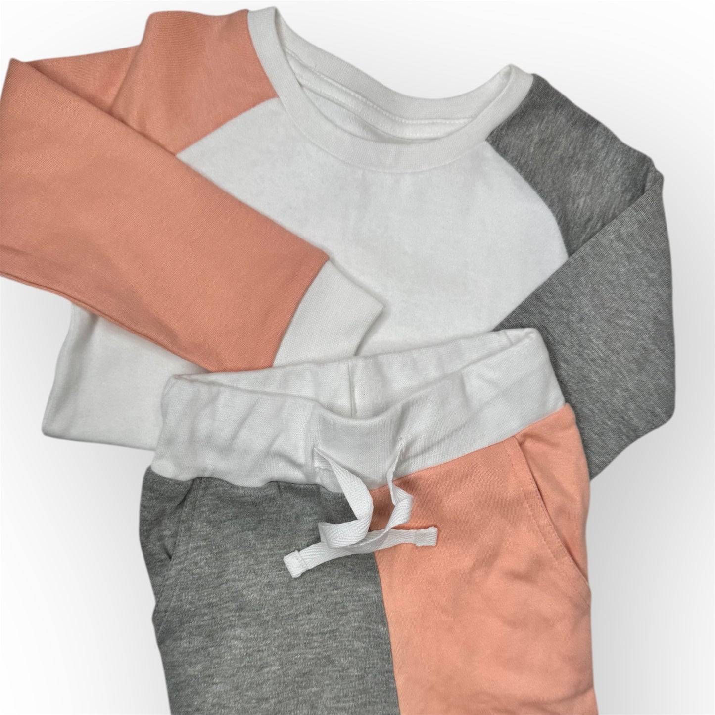 Blush Pink And Grey Loungewear