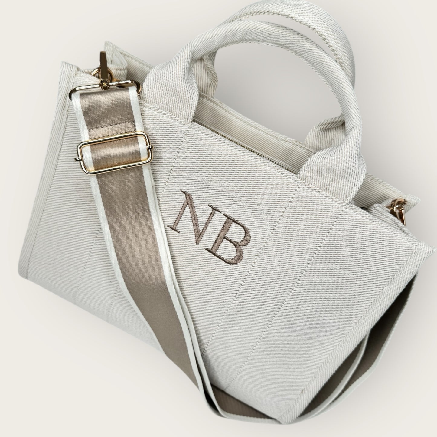 Personalised Embroidered Tote Handbag