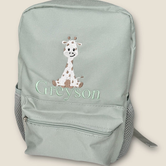 Personalised Giraffe Backpack