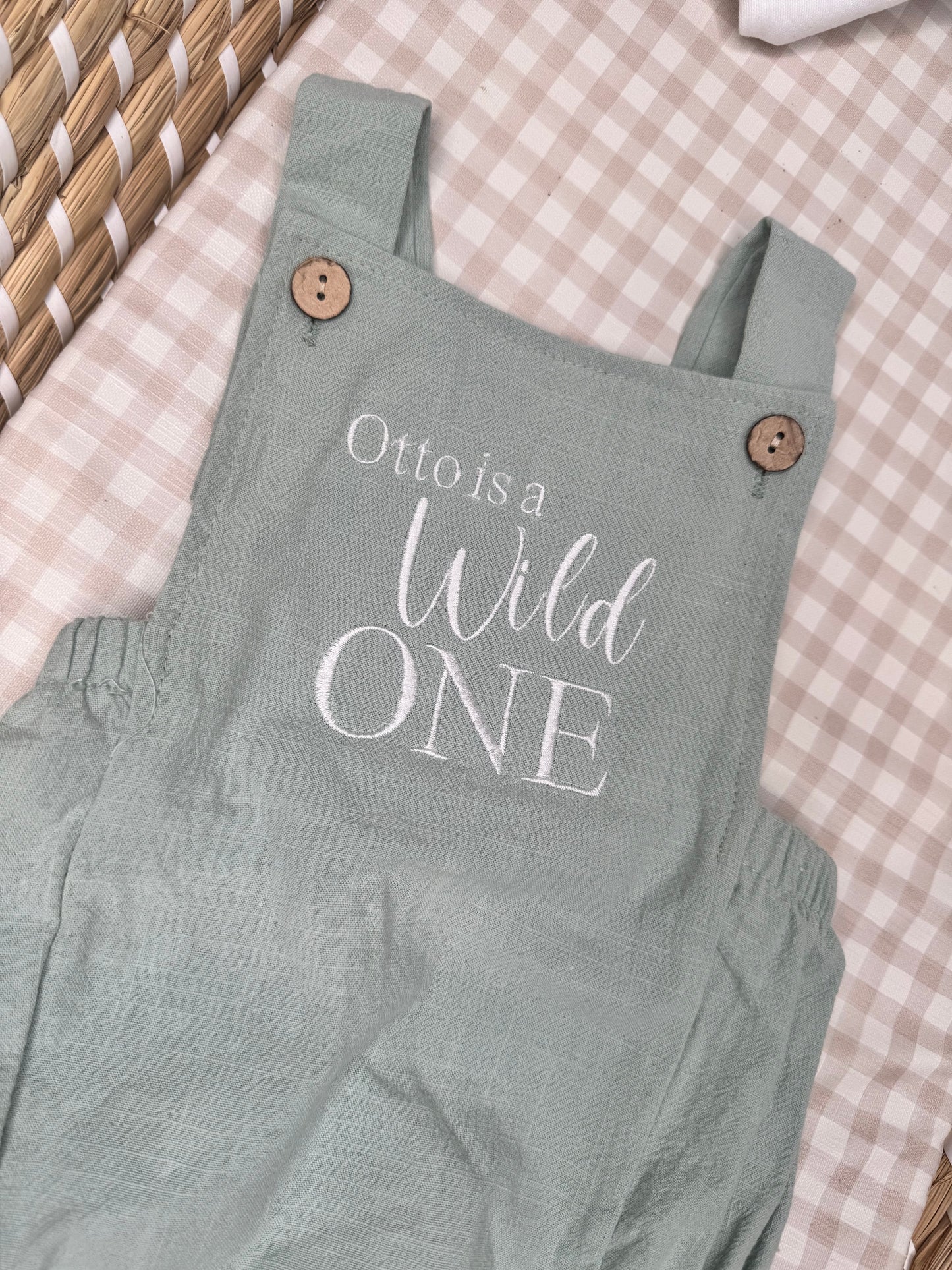 Wild One Personalised Romper
