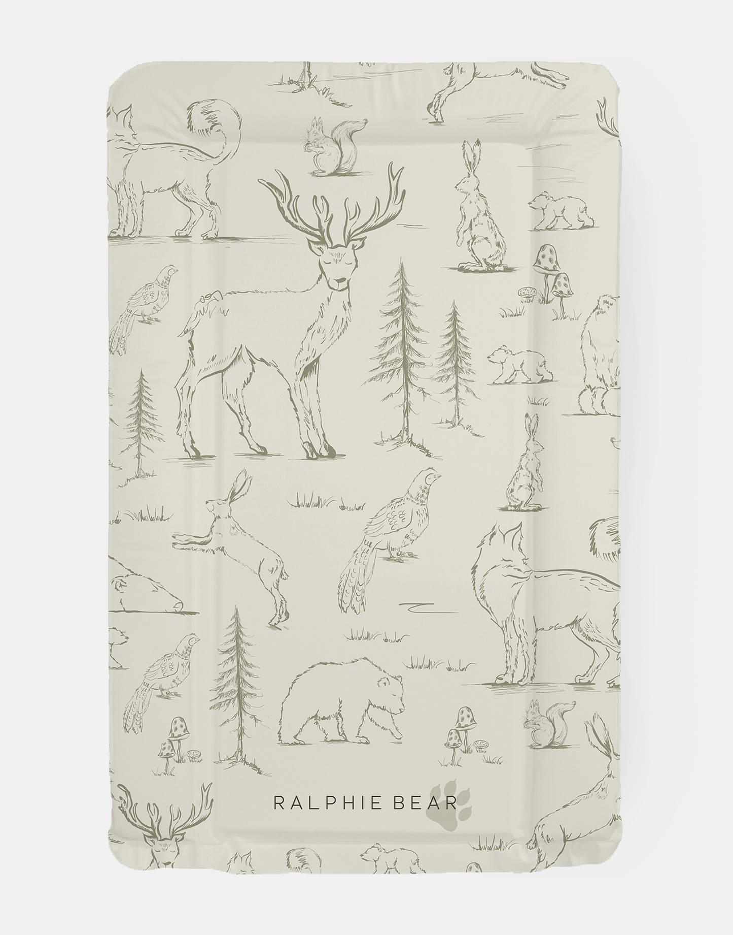 Woodland Table Changing Mat