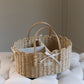 Scallop Edge Nappy Caddy Basket