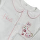 Frill Bunny Flower Personalised Pjyamas