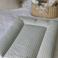Gingham Sage Comfort Changing Mat