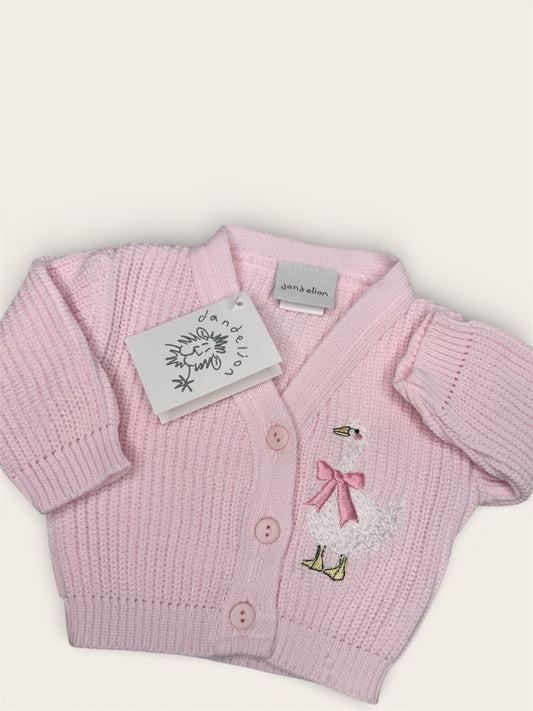 Personalised Baby Dandelion Cardigan