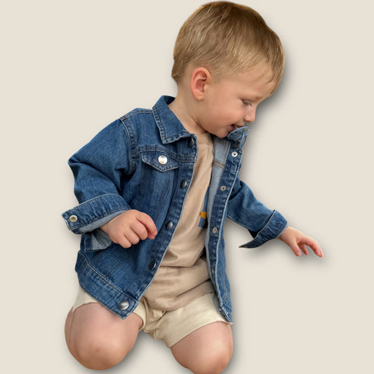 Personalised Denim Jacket Boy Design