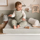 Gingham Sage Green Anti Roll Wedge Baby Changing Mat
