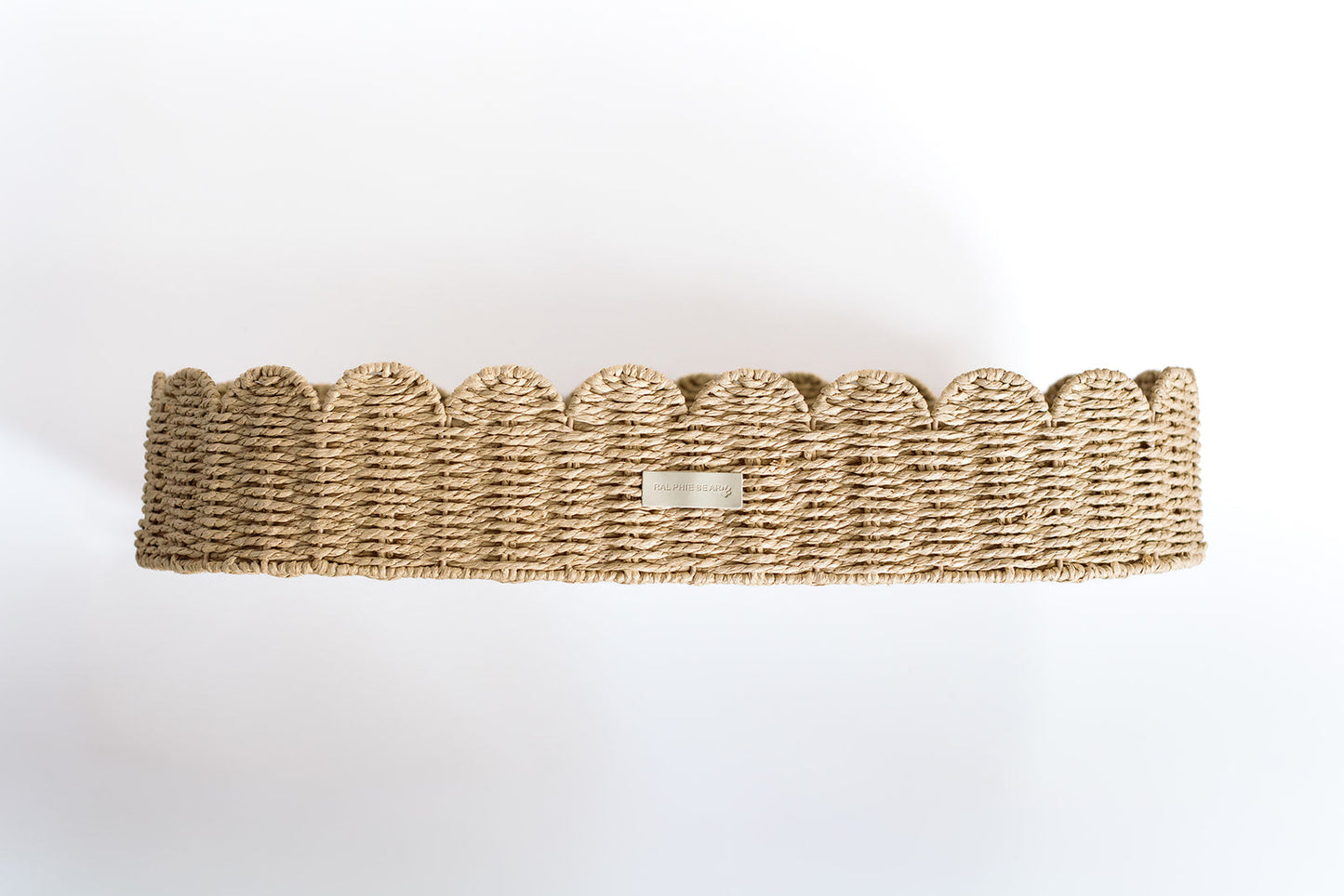 Scallop Edge Baby Changing Basket