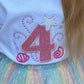 Birthday Number Top Under The Sea Theme 1-10 Years