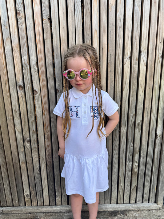 England Personalised Polo Dress