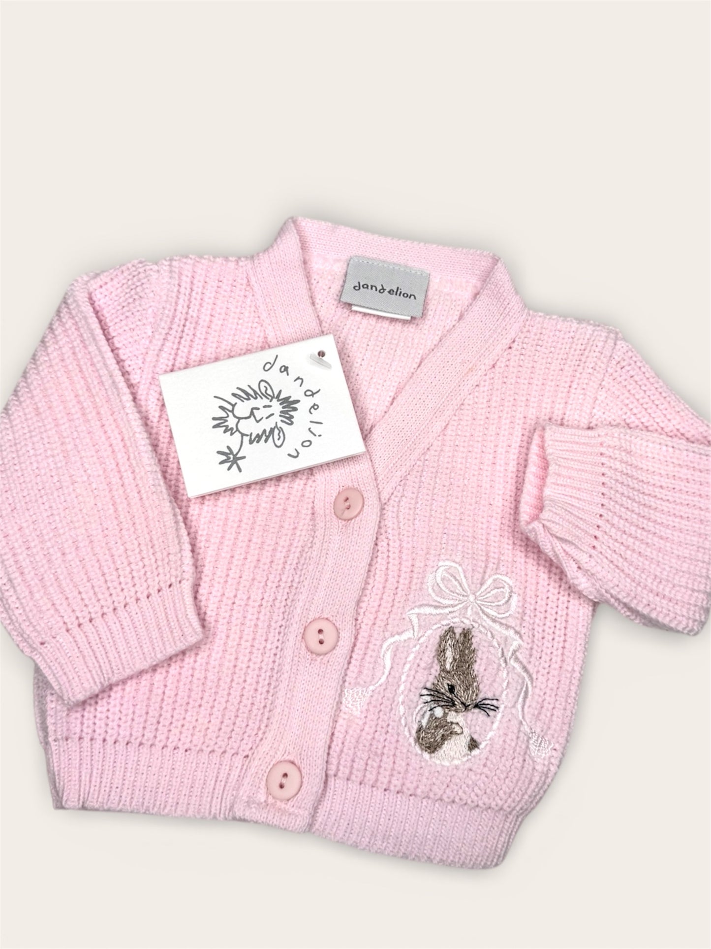 Personalised Baby Dandelion Cardigan