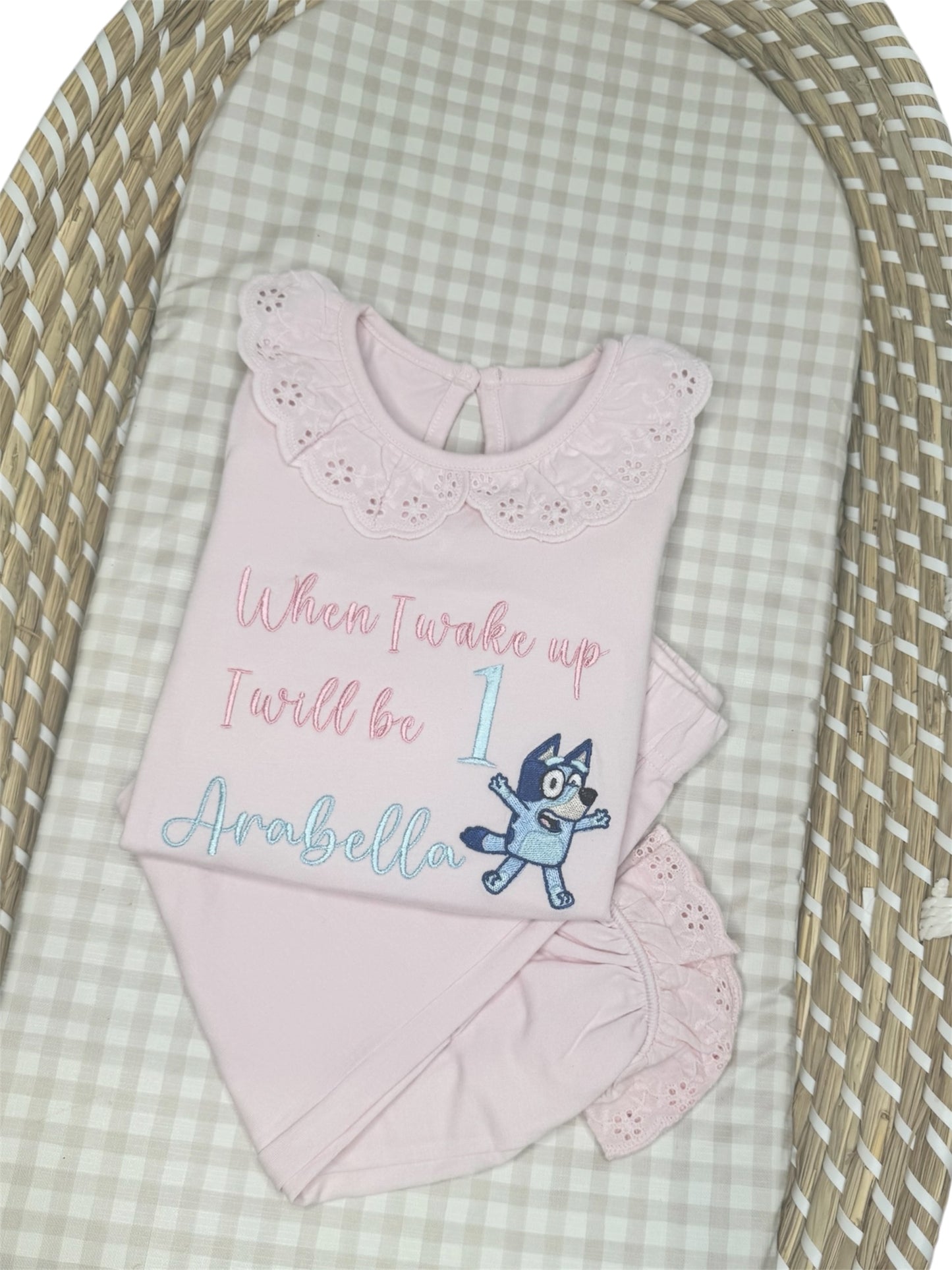 Bluey Birthday Embroidered Nightwear