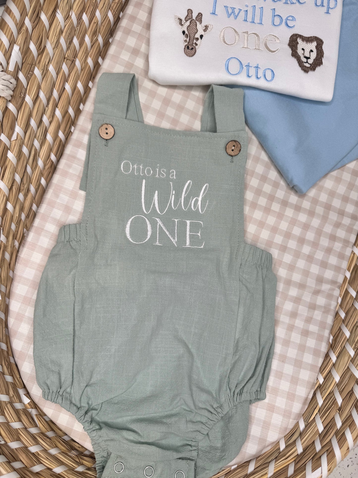 Wild One Personalised Romper