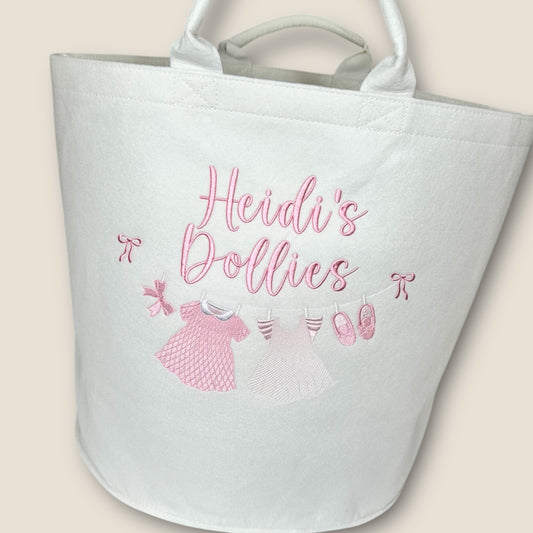 Personalised Felt Trug Medium 50L
