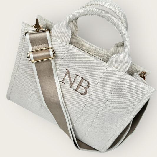 Personalised Embroidered Tote Handbag