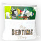 Personalised bedtime book cushion