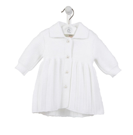 Pearl Button Baby Knitted Coat