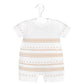 Knitted Dandelion Pointelle Romper