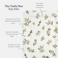 Gingham Sage Table Changing Mat