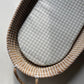 Gingham Sage Changing Basket Mat Liner