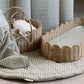 Scallop Edge Baby Changing Basket
