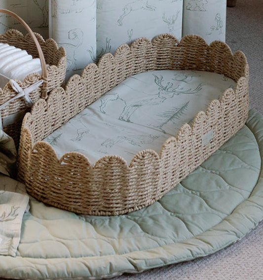 Baby Changing Basket and Mat Bundle